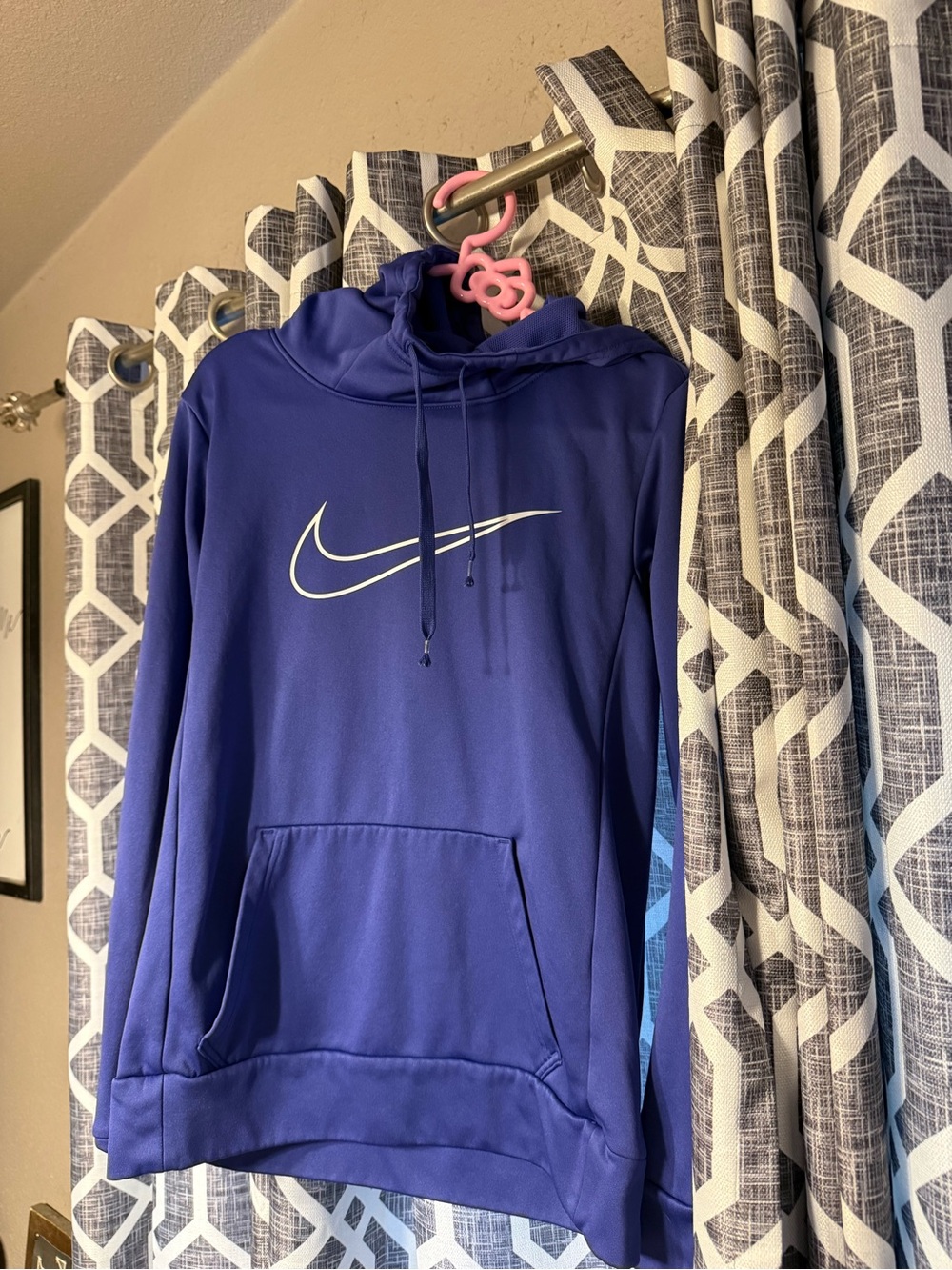Under Armour Purple Crewneck Hoodie with White Logo